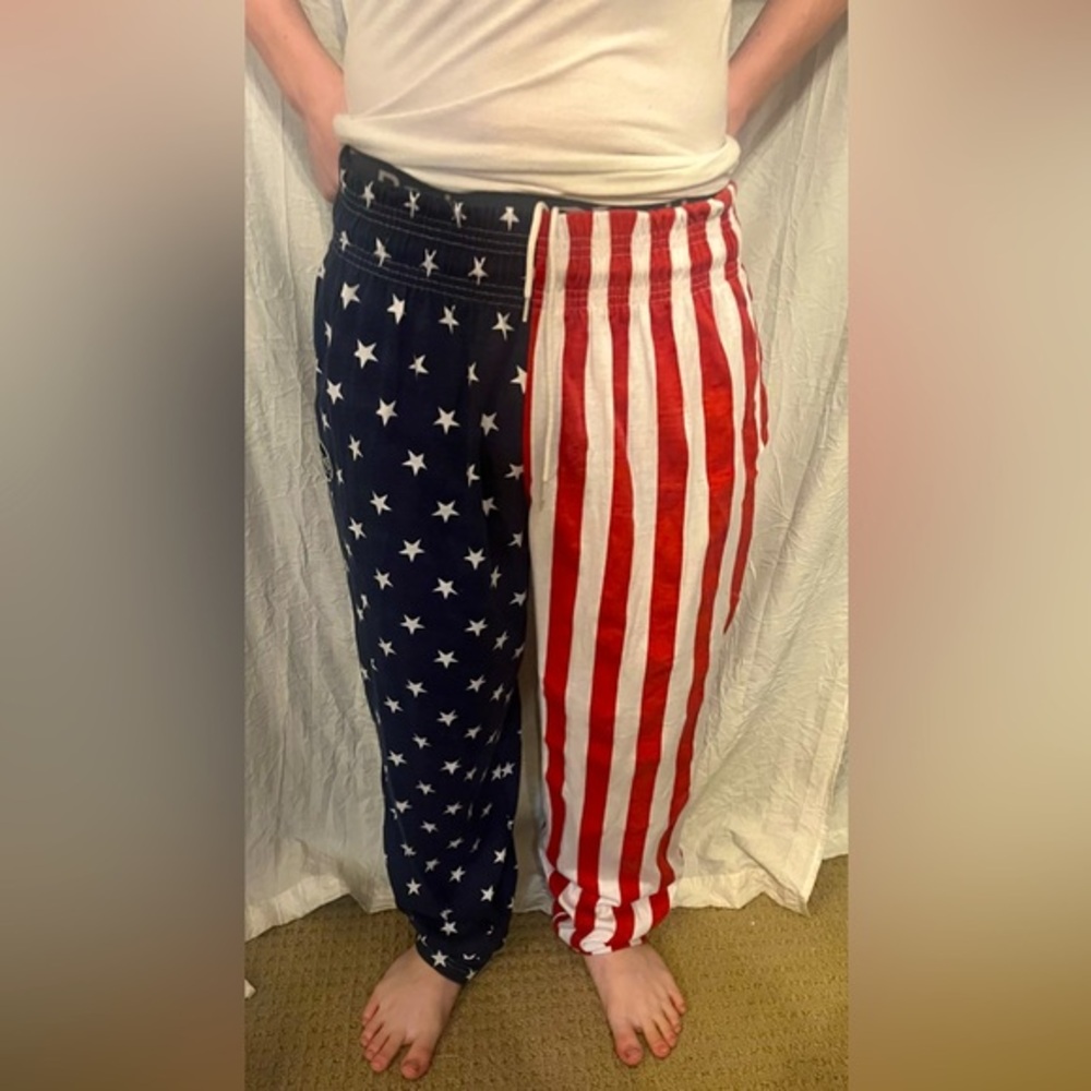 Men’s Y2K Otomix Parachute American Flag Pants 🌵Medium
